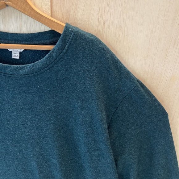 Orvis Mens XL Cashmere Blend Green sweater Shirt Top Super Soft - Picture 2 of 7